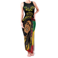 Legend Bob Buffalo Soldier Family Matching Tank Maxi Dress and Hawaiian Shirt American Heroes Reggae Style - Wonder Print Shop