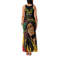 Legend Bob Buffalo Soldier Family Matching Tank Maxi Dress and Hawaiian Shirt American Heroes Reggae Style - Wonder Print Shop