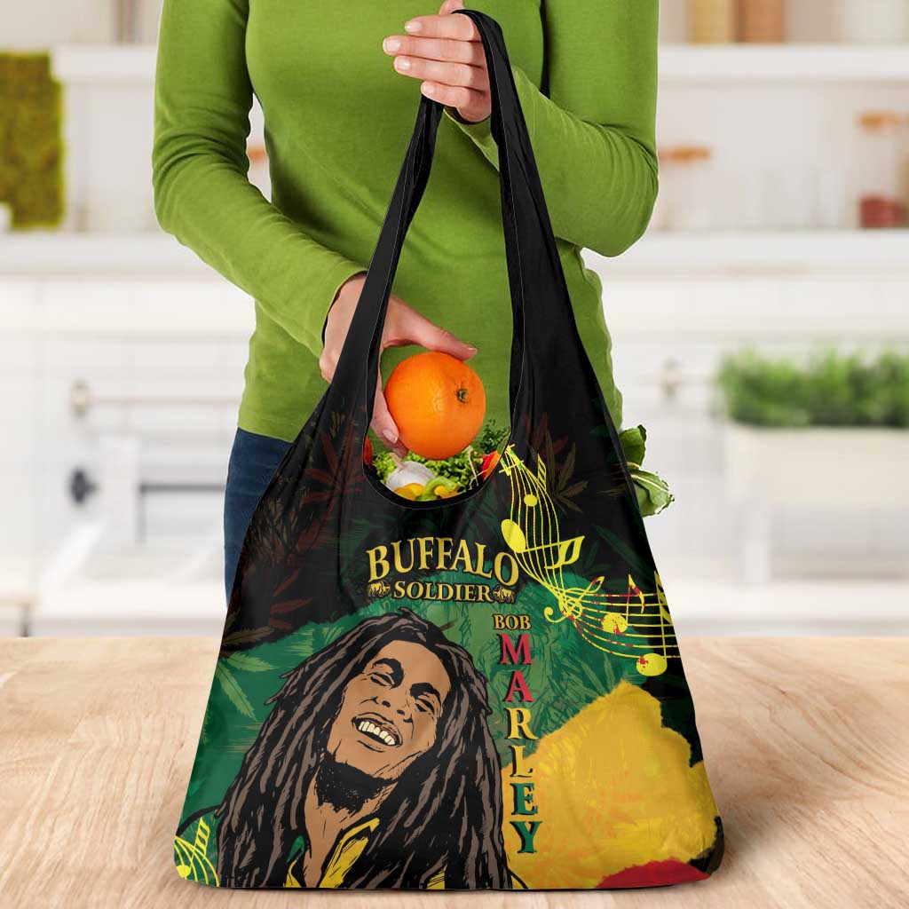 Legend Bob Buffalo Soldier Grocery Bag American Heroes Reggae Style