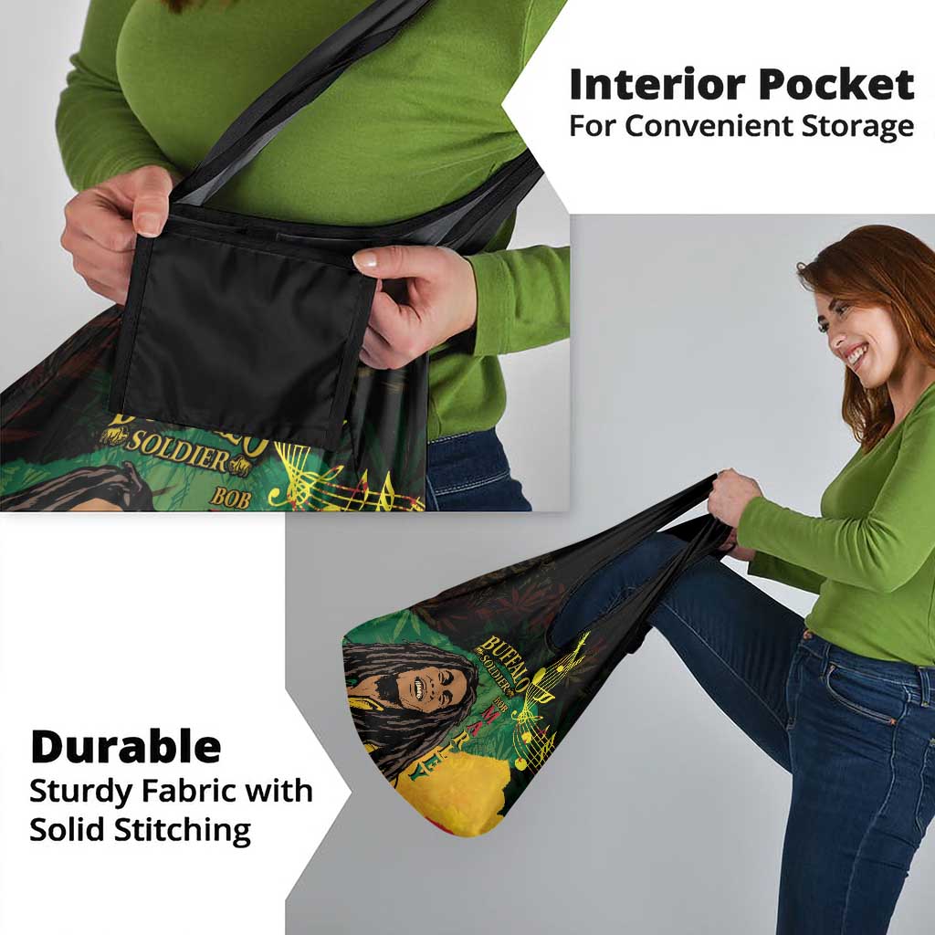 Legend Bob Buffalo Soldier Grocery Bag American Heroes Reggae Style