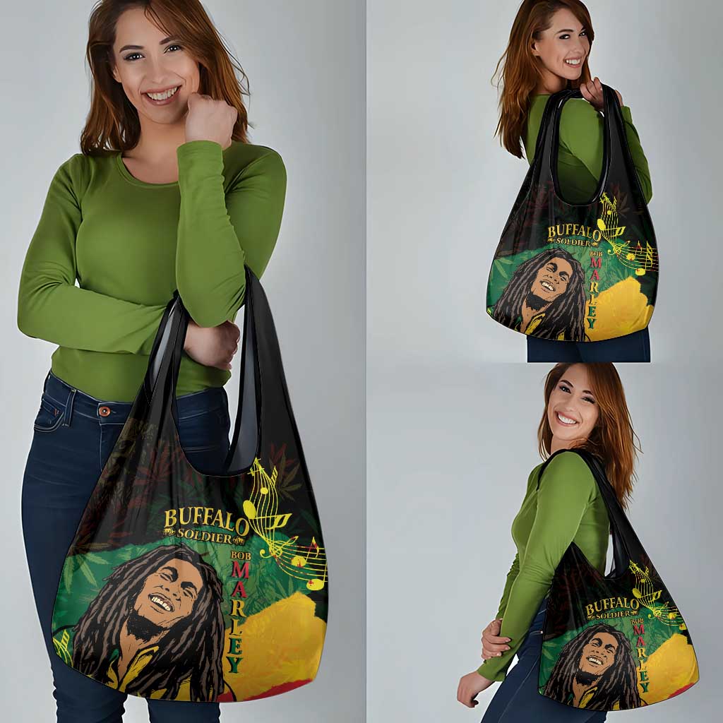 Legend Bob Buffalo Soldier Grocery Bag American Heroes Reggae Style