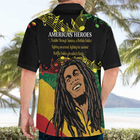 Legend Bob Buffalo Soldier Hawaiian Shirt American Heroes Reggae Style - Wonder Print Shop
