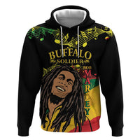 Legend Bob Buffalo Soldier Hoodie American Heroes Reggae Style - Wonder Print Shop