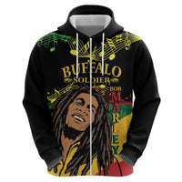 Legend Bob Buffalo Soldier Hoodie American Heroes Reggae Style - Wonder Print Shop