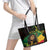 Legend Bob Buffalo Soldier Leather Tote Bag American Heroes Reggae Style - Wonder Print Shop