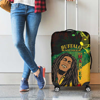 Legend Bob Buffalo Soldier Luggage Cover American Heroes Reggae Style - Wonder Print Shop