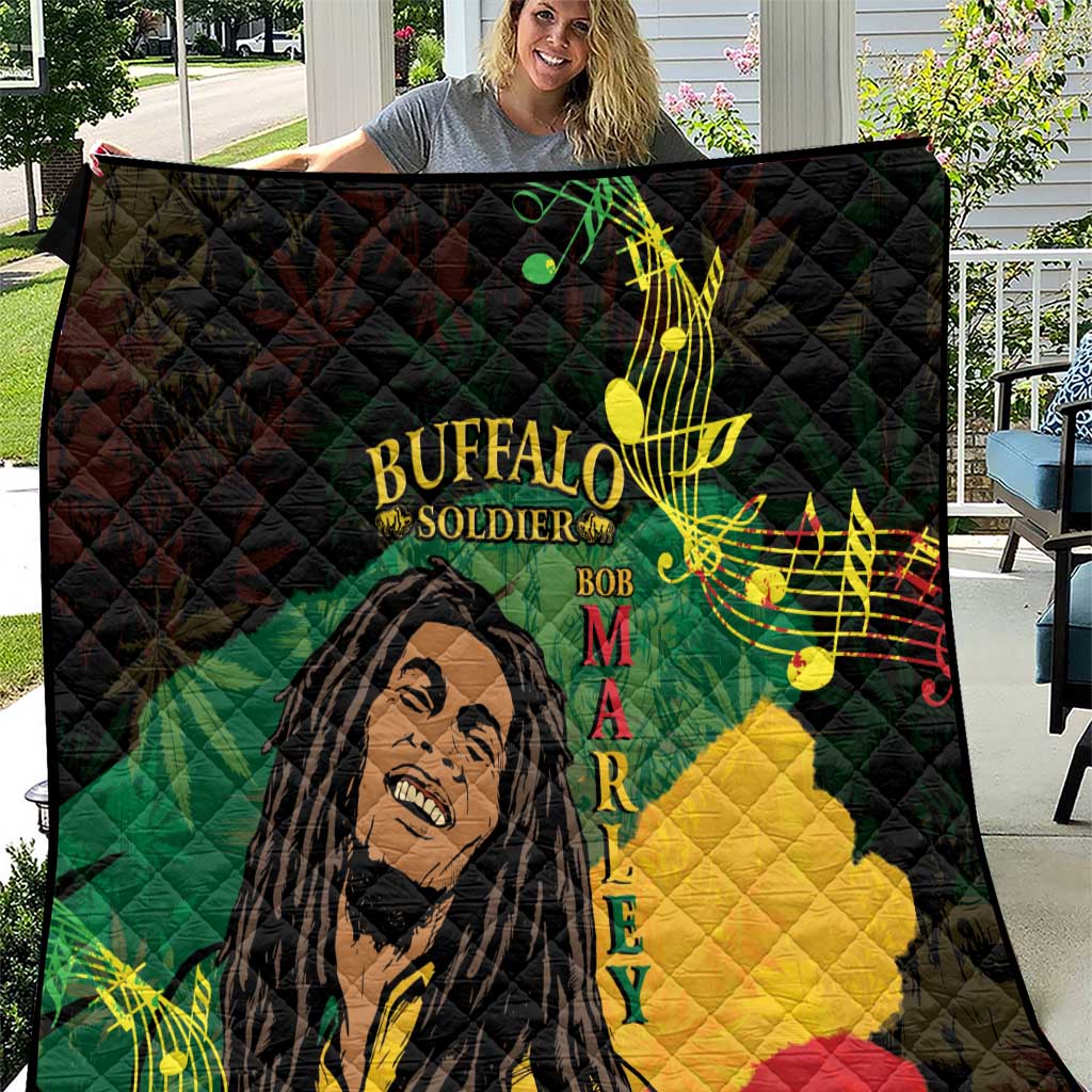 Legend Bob Buffalo Soldier Quilt American Heroes Reggae Style - Wonder Print Shop