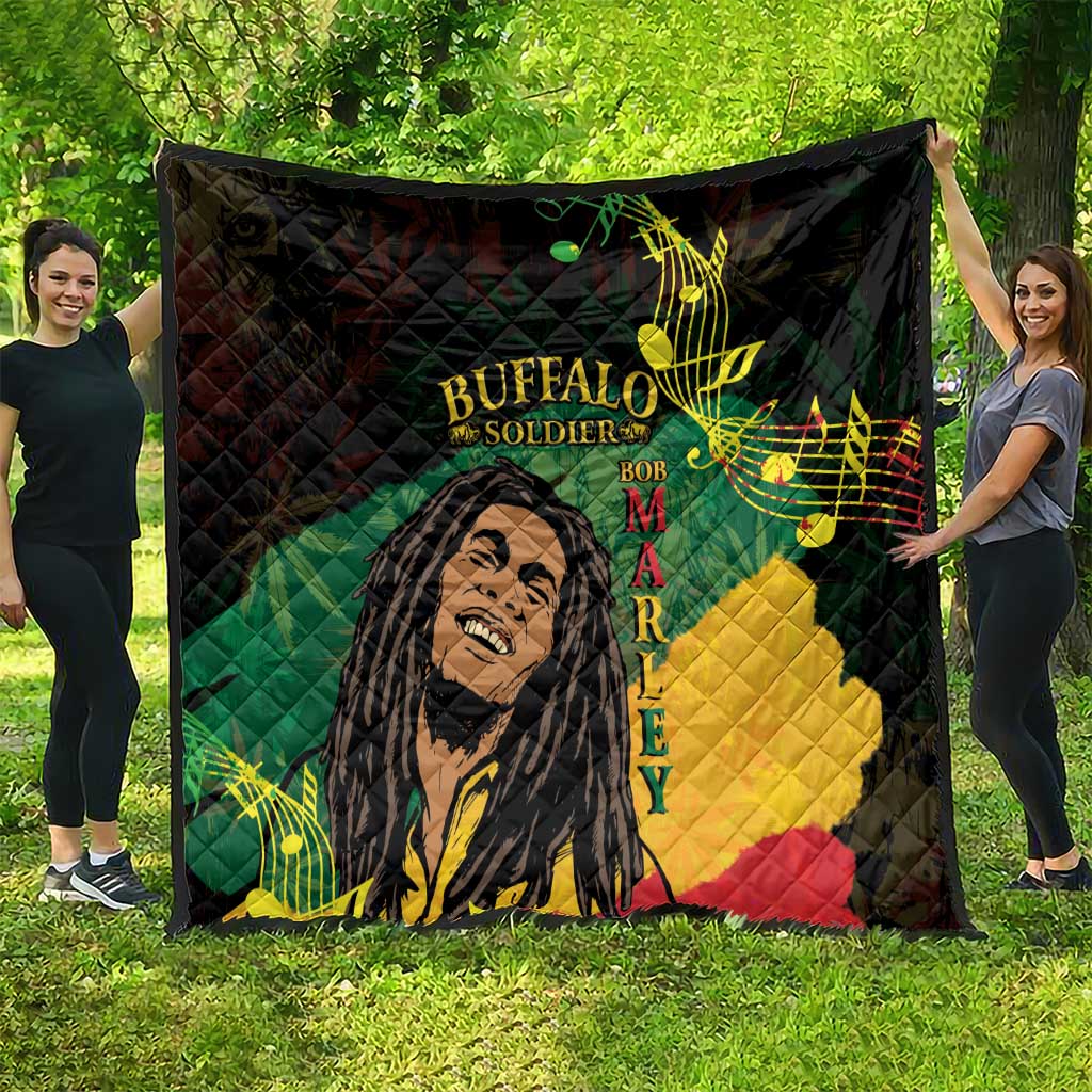 Legend Bob Buffalo Soldier Quilt American Heroes Reggae Style - Wonder Print Shop