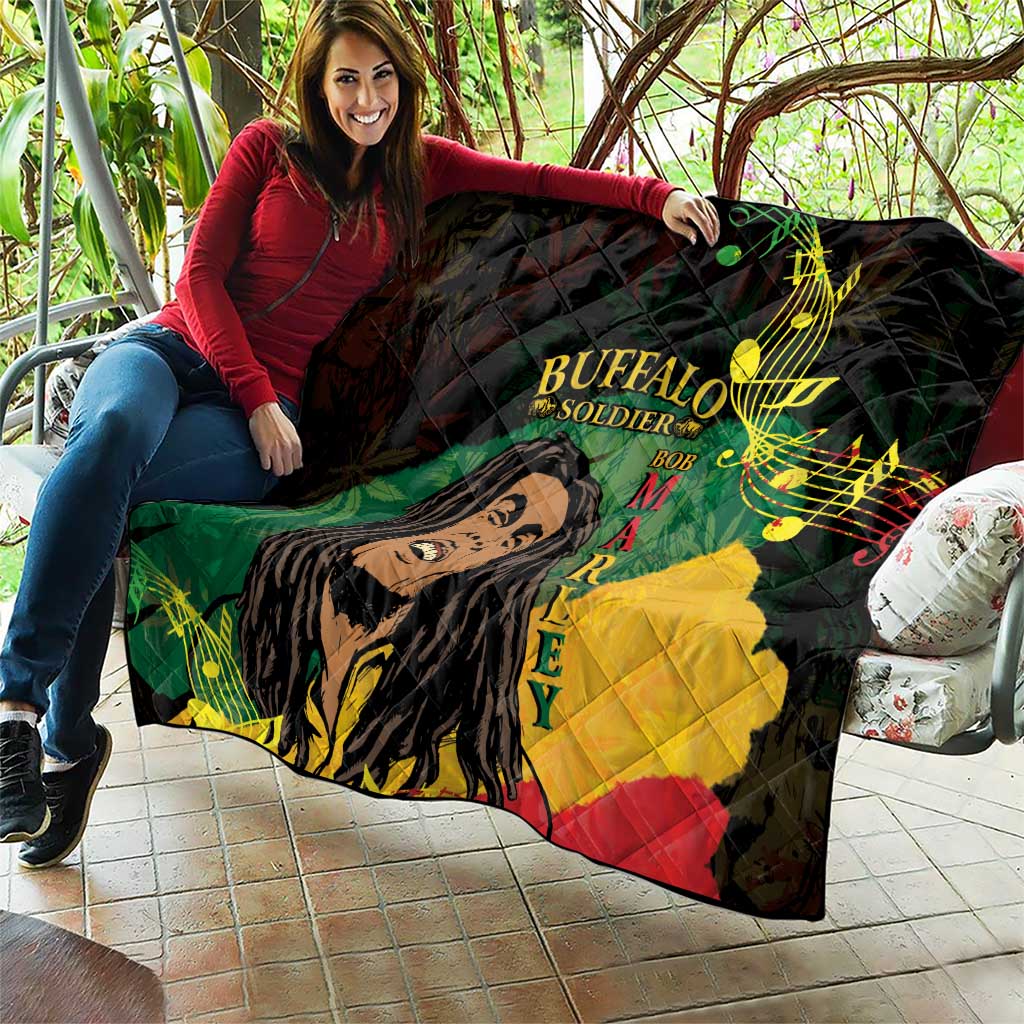 Legend Bob Buffalo Soldier Quilt American Heroes Reggae Style - Wonder Print Shop