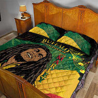 Legend Bob Buffalo Soldier Quilt Bed Set American Heroes Reggae Style - Wonder Print Shop