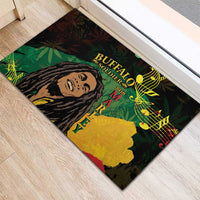 Legend Bob Buffalo Soldier Rubber Doormat American Heroes Reggae Style - Wonder Print Shop