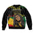 Legend Bob Buffalo Soldier Sleeve Zip Bomber Jacket American Heroes Reggae Style - Wonder Print Shop
