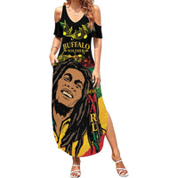Legend Bob Buffalo Soldier Summer Maxi Dress American Heroes Reggae Style - Wonder Print Shop