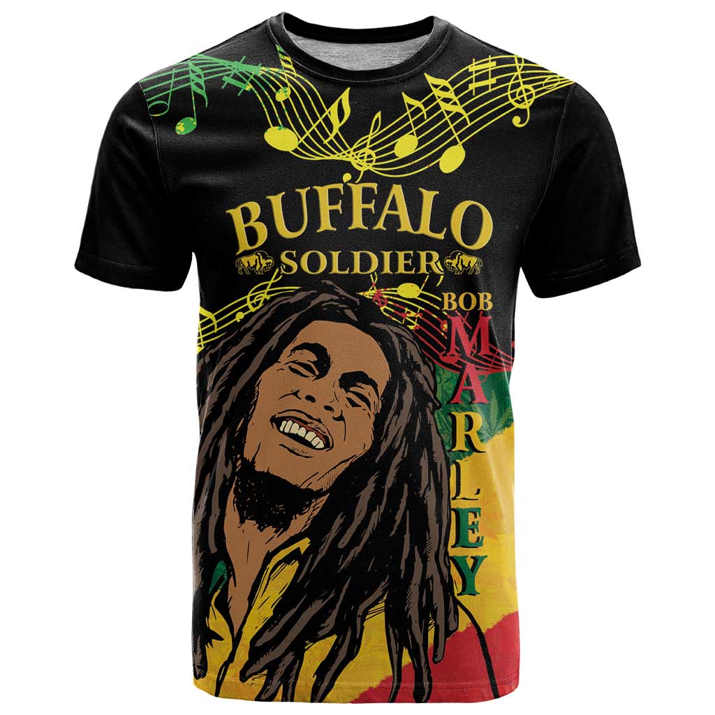 Legend Bob Buffalo Soldier T Shirt American Heroes Reggae Style - Wonder Print Shop