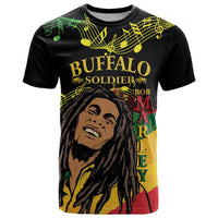 Legend Bob Buffalo Soldier T Shirt American Heroes Reggae Style - Wonder Print Shop