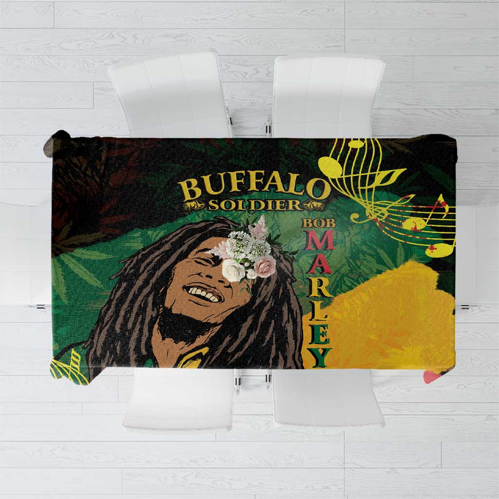 Legend Bob Buffalo Soldier Tablecloth American Heroes Reggae Style - Wonder Print Shop