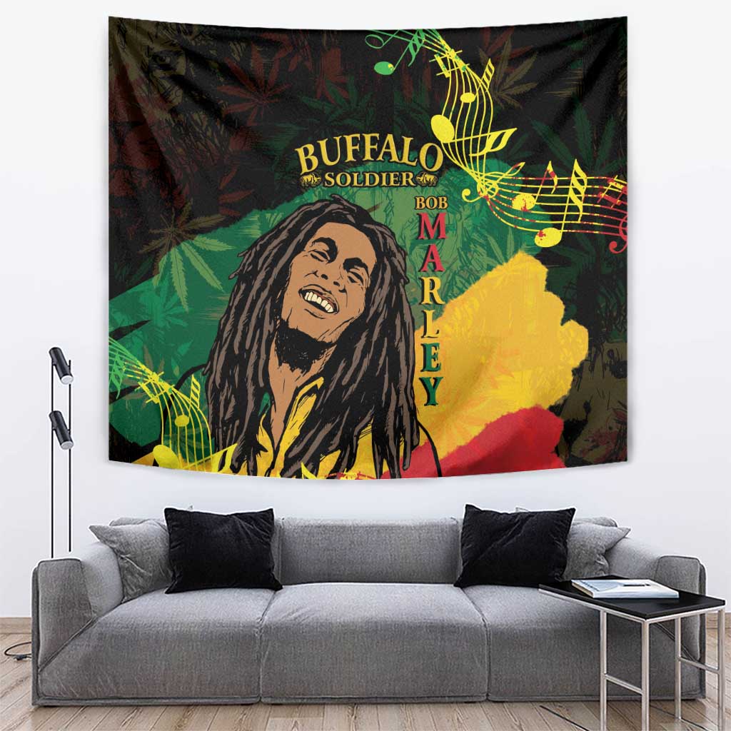 Legend Bob Buffalo Soldier Tapestry American Heroes Reggae Style - Wonder Print Shop