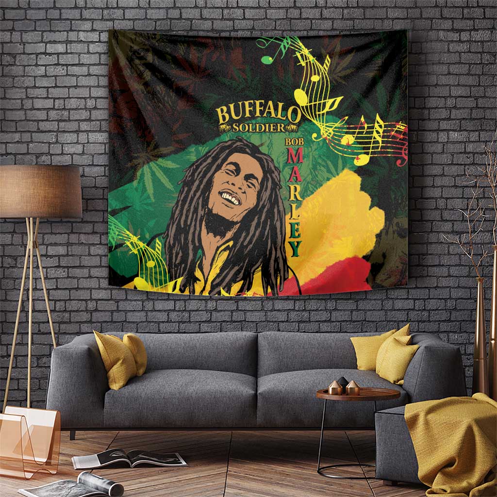 Legend Bob Buffalo Soldier Tapestry American Heroes Reggae Style - Wonder Print Shop