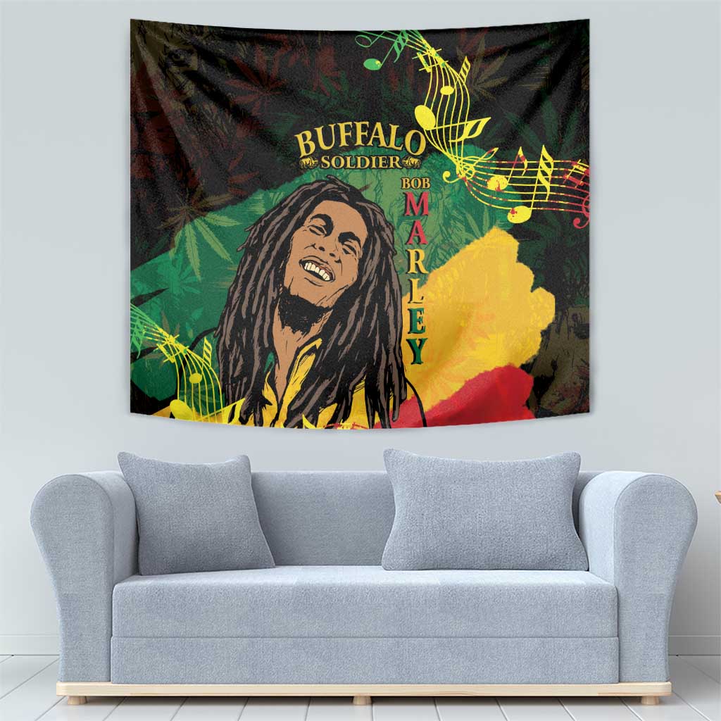 Legend Bob Buffalo Soldier Tapestry American Heroes Reggae Style - Wonder Print Shop