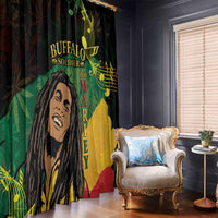 Legend Bob Buffalo Soldier Window Curtain American Heroes Reggae Style - Wonder Print Shop