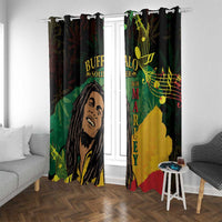 Legend Bob Buffalo Soldier Window Curtain American Heroes Reggae Style - Wonder Print Shop