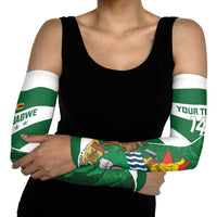 Zimbabwe Rugby Custom Arm Sleeves Sables 3rd Champions Proud - Wonder Print Shop