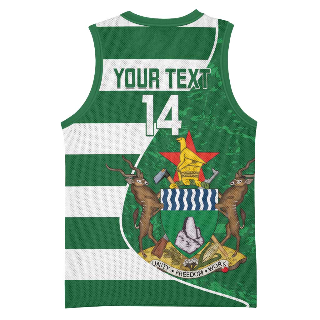 Zimbabwe Rugby Custom Basketball Jersey Sables 3rd Champions Proud - Wonder Print Shop