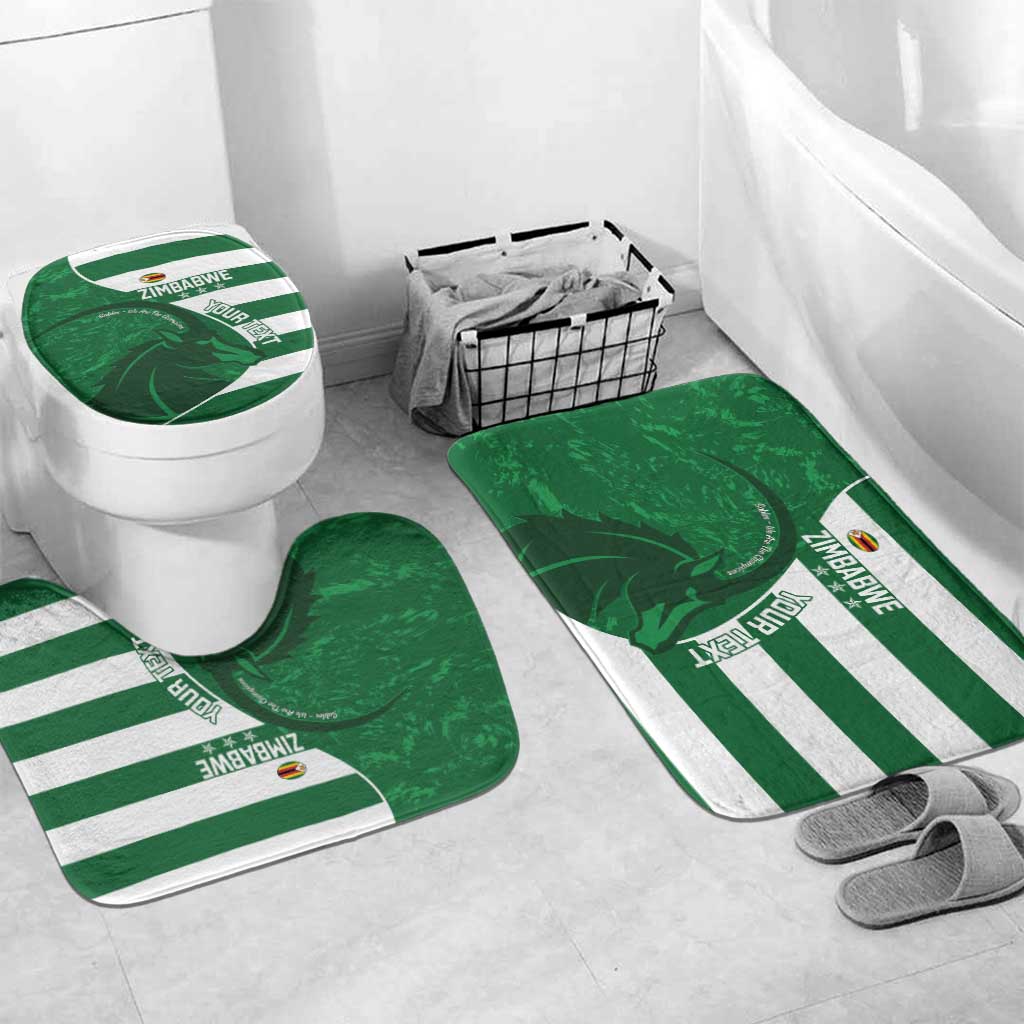 Zimbabwe Rugby Custom Bathroom Set Sables 3rd Champions Proud - Wonder Print Shop