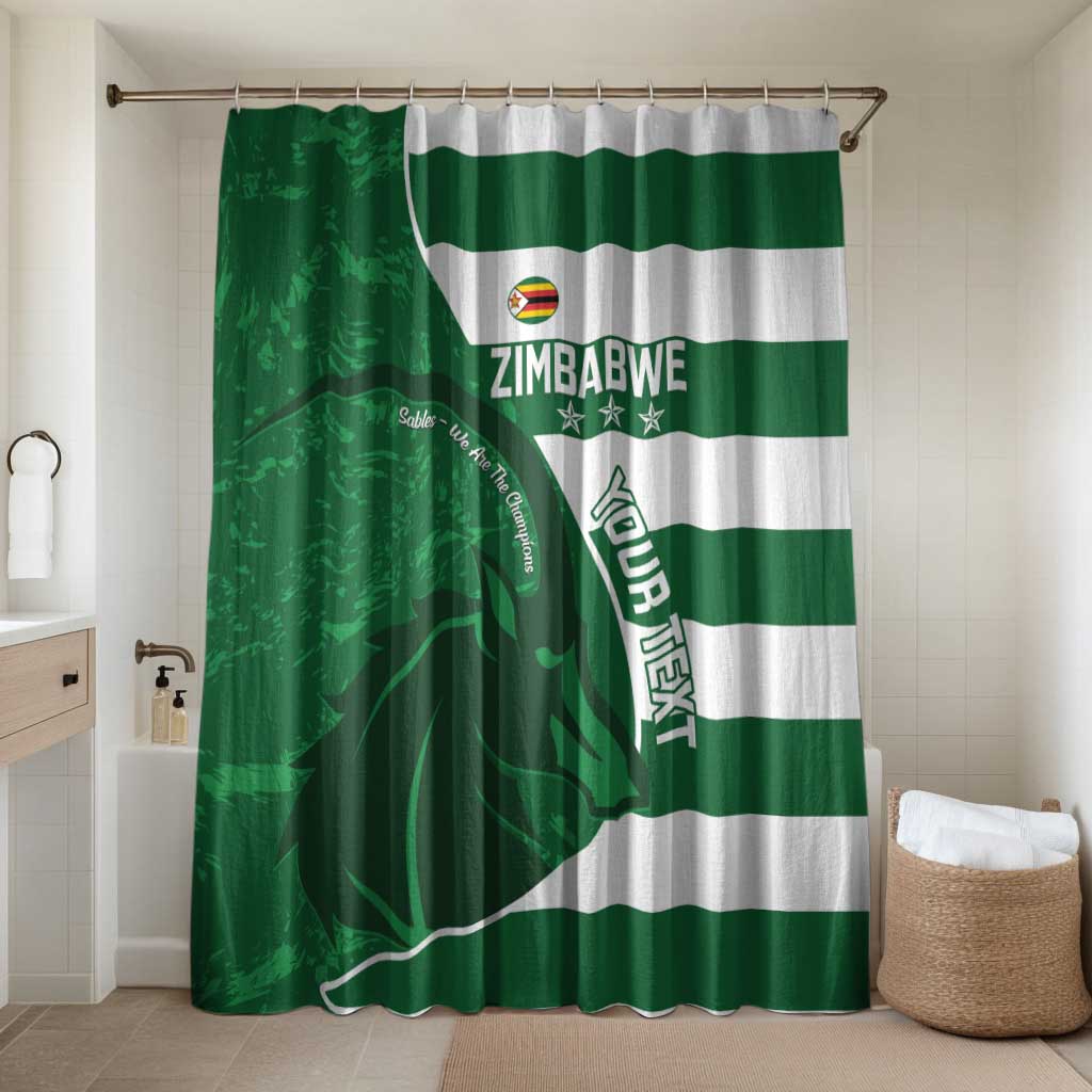 Zimbabwe Rugby Custom Bathroom Set Sables 3rd Champions Proud - Wonder Print Shop