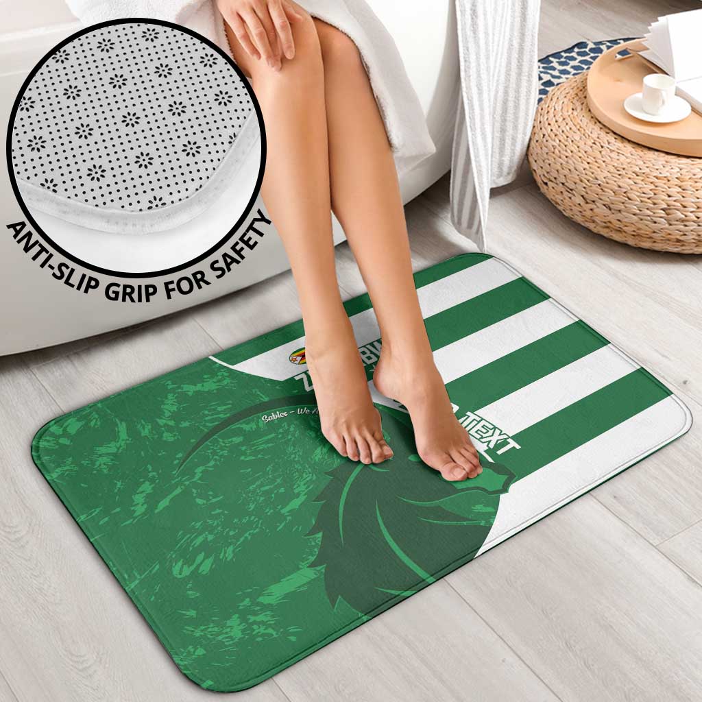 Zimbabwe Rugby Custom Bathroom Set Sables 3rd Champions Proud - Wonder Print Shop