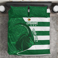 Zimbabwe Rugby Custom Bedding Set Sables 3rd Champions Proud - Wonder Print Shop