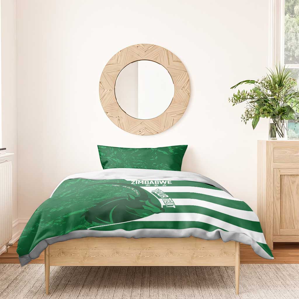 Zimbabwe Rugby Custom Bedding Set Sables 3rd Champions Proud - Wonder Print Shop