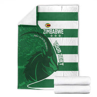 Zimbabwe Rugby Custom Blanket Sables 3rd Champions Proud - Wonder Print Shop