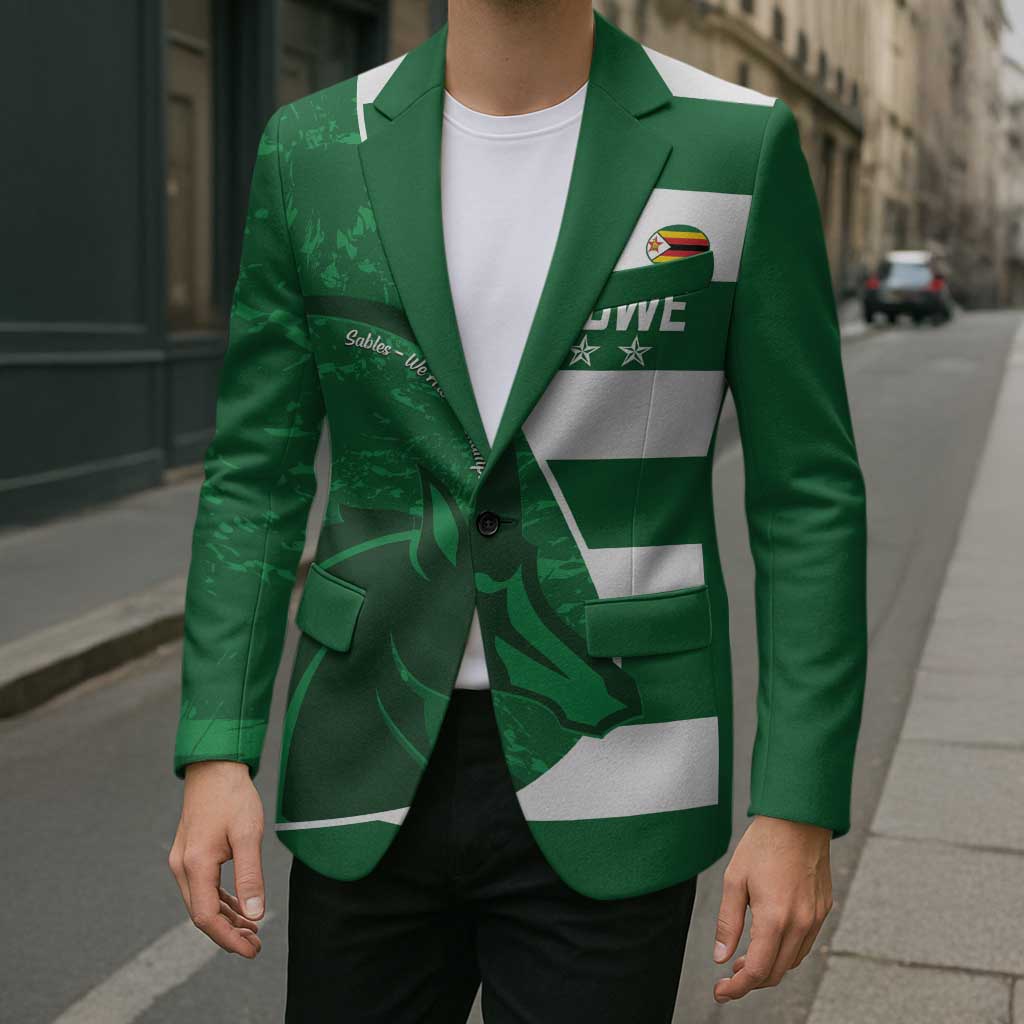Zimbabwe Rugby Custom Blazer Sables 3rd Champions Proud - Wonder Print Shop
