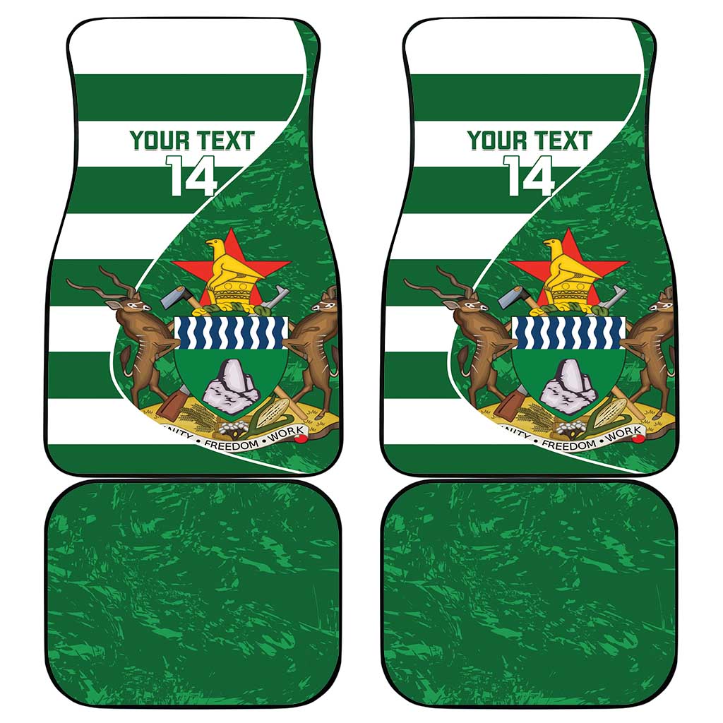 Zimbabwe Rugby Custom Car Mats Sables 3rd Champions Proud - Wonder Print Shop