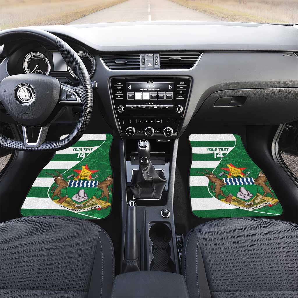 Zimbabwe Rugby Custom Car Mats Sables 3rd Champions Proud - Wonder Print Shop