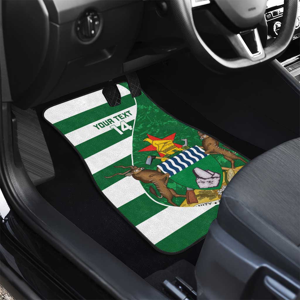 Zimbabwe Rugby Custom Car Mats Sables 3rd Champions Proud - Wonder Print Shop
