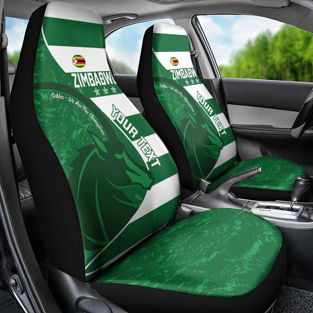 Zimbabwe Rugby Custom Car Seat Cover Sables 3rd Champions Proud - Wonder Print Shop