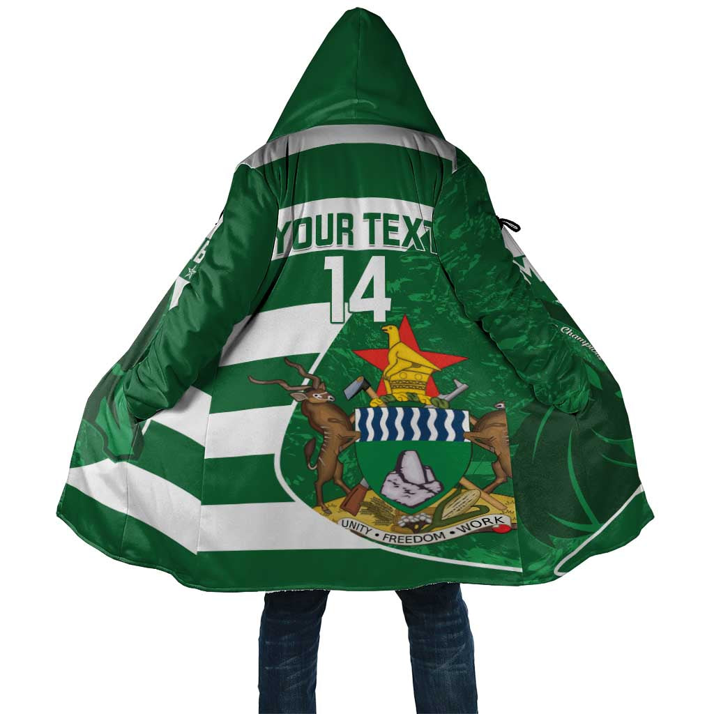 Zimbabwe Rugby Custom Cloak Sables 3rd Champions Proud - Wonder Print Shop