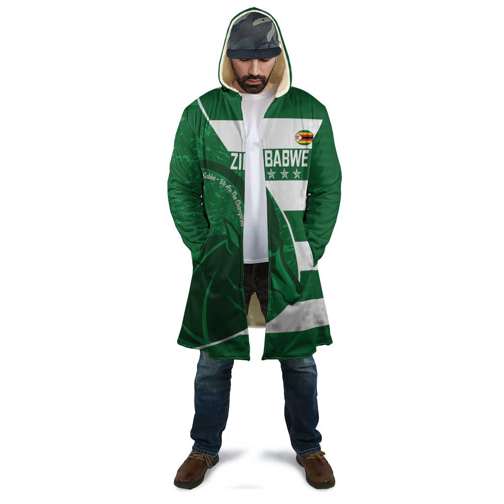 Zimbabwe Rugby Custom Cloak Sables 3rd Champions Proud - Wonder Print Shop