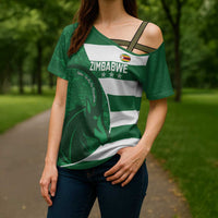 Zimbabwe Rugby Custom Cross Shoulder Shirt Sables 3rd Champions Proud - Wonder Print Shop