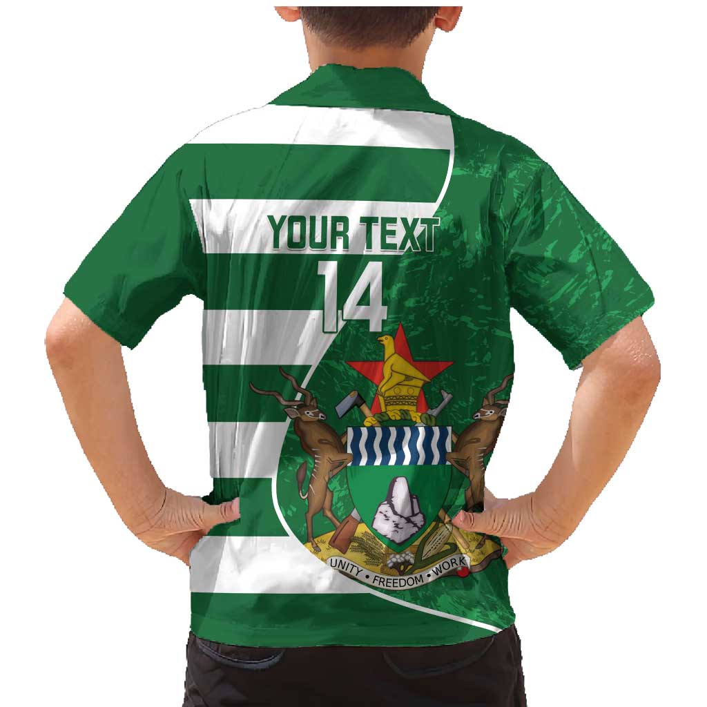 Zimbabwe Rugby Custom Family Matching Mermaid Dress and Hawaiian Shirt Sables 3rd Champions Proud - Wonder Print Shop