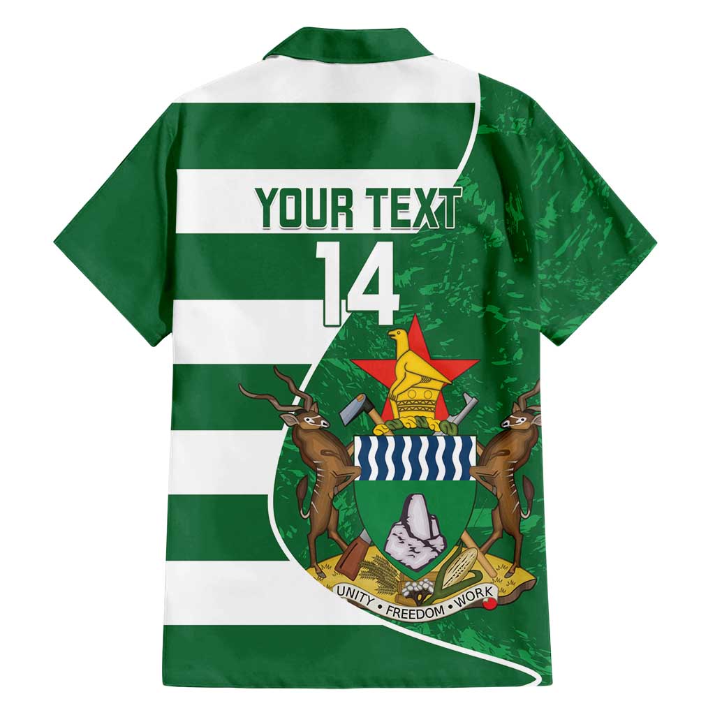 Zimbabwe Rugby Custom Family Matching Tank Maxi Dress and Hawaiian Shirt Sables 3rd Champions Proud - Wonder Print Shop