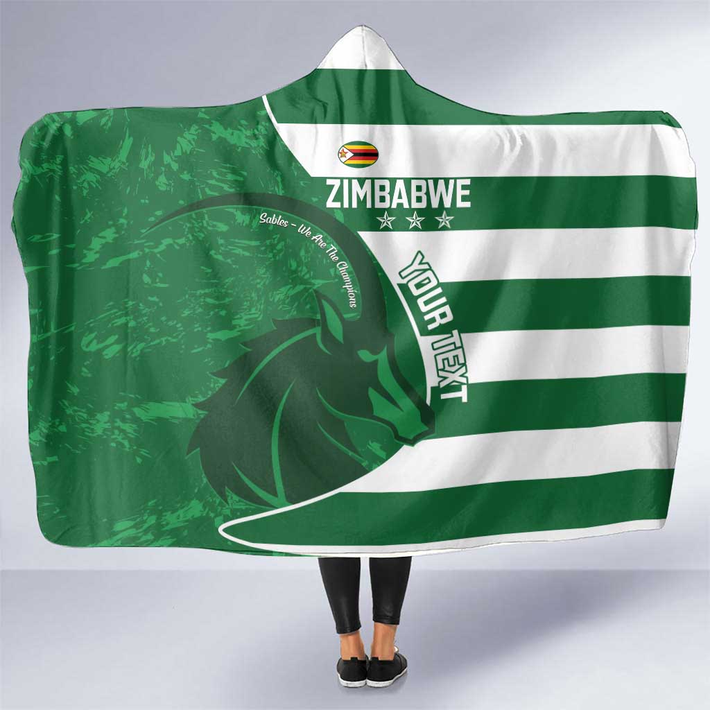 Zimbabwe Rugby Custom Hooded Blanket Sables 3rd Champions Proud - Wonder Print Shop