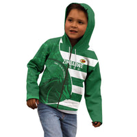 Zimbabwe Rugby Custom Kid Hoodie Sables 3rd Champions Proud - Wonder Print Shop