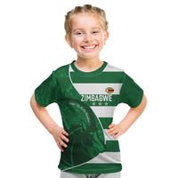Zimbabwe Rugby Custom Kid T Shirt Sables 3rd Champions Proud - Wonder Print Shop