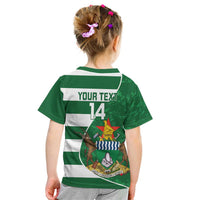 Zimbabwe Rugby Custom Kid T Shirt Sables 3rd Champions Proud - Wonder Print Shop