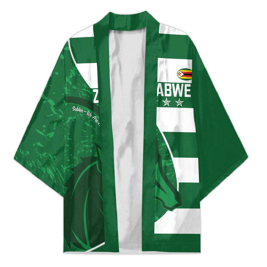 Zimbabwe Rugby Custom Kimono Sables 3rd Champions Proud - Wonder Print Shop