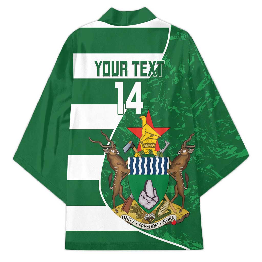 Zimbabwe Rugby Custom Kimono Sables 3rd Champions Proud - Wonder Print Shop