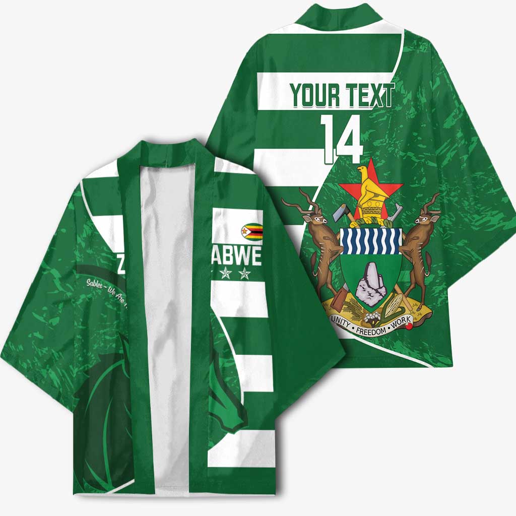 Zimbabwe Rugby Custom Kimono Sables 3rd Champions Proud - Wonder Print Shop